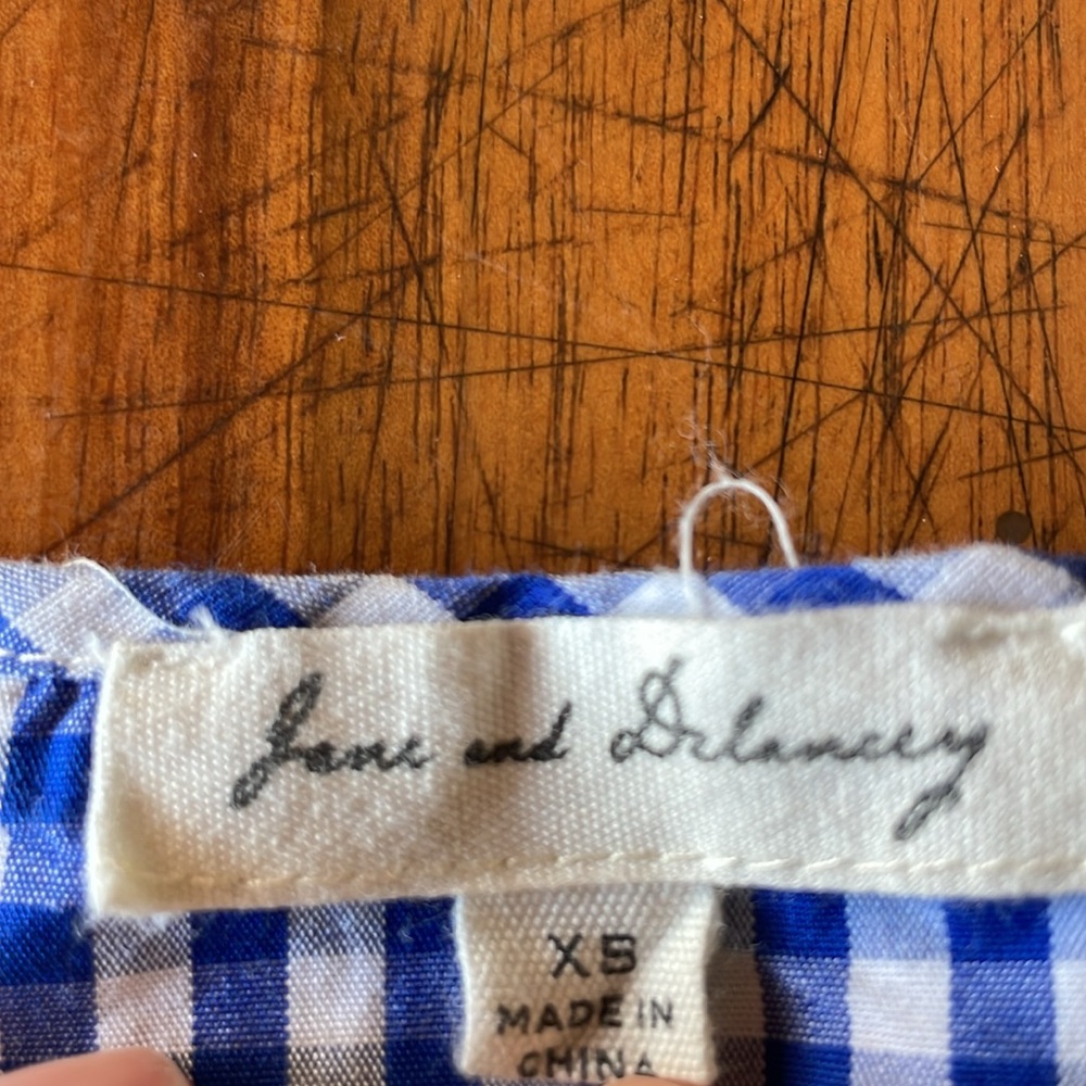 Jane And Delancy | Gingham Pattern 3 Quarter Bell… - image 3